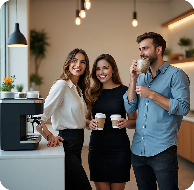 Premium office coffee service