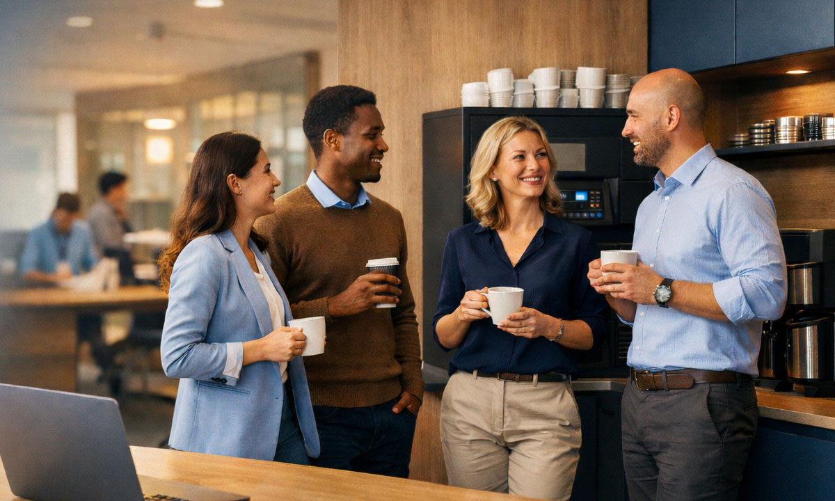 How Office Coffee Services Influence Employee Retention & Hiring