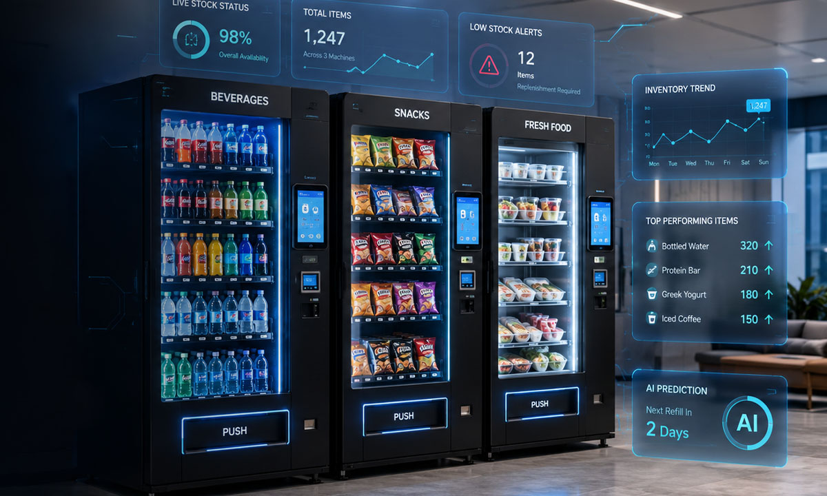 Real-Time Stock Visibility for Beverages and Snacks
