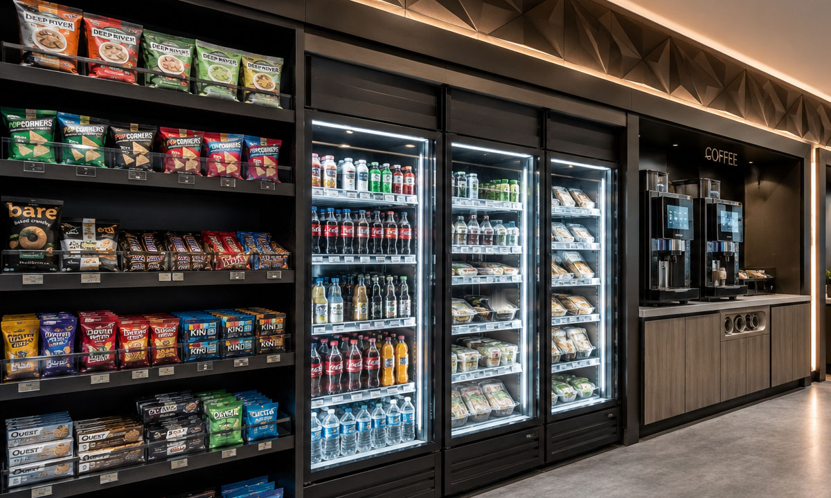 Why Large Offices Prefer Micro Market Services Over Traditional Cafeterias