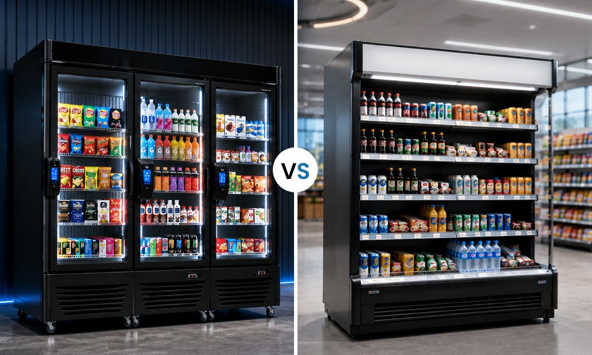 AI Smart Coolers vs Open Coolers: Which Model Delivers Better Inventory Control?