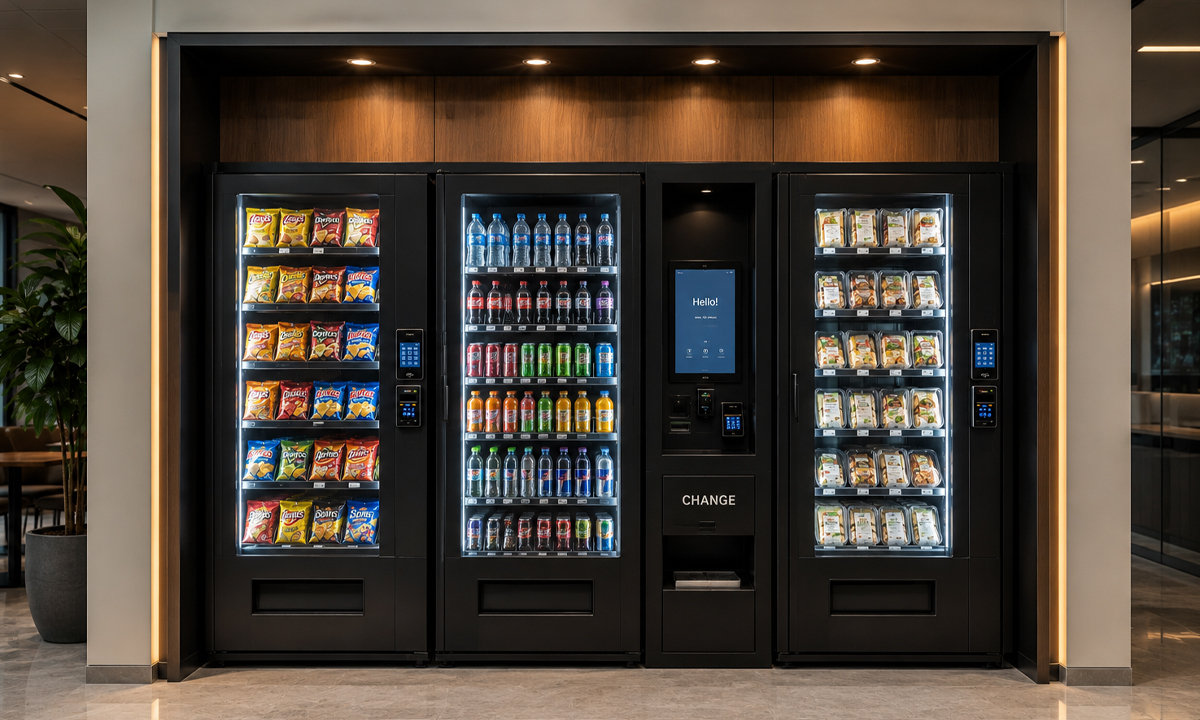 How Modern Vending Machine Systems Reduce Employee Queue Times in Large Offices