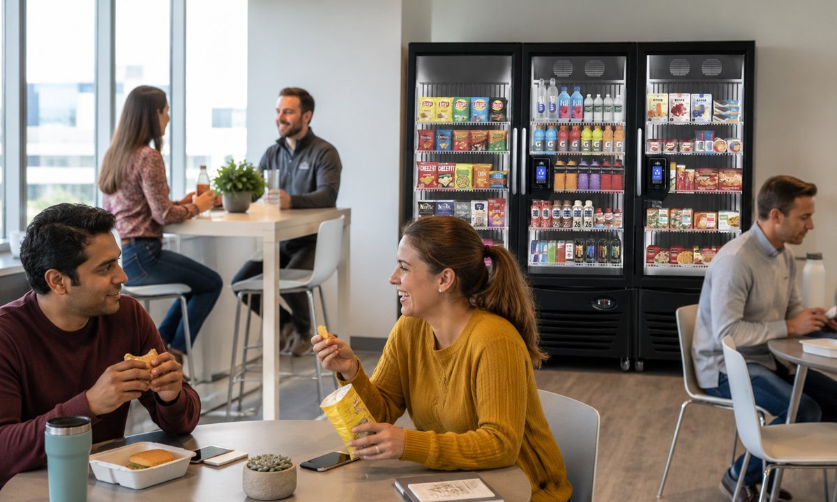How Full-Service Vending Simplifies Workplace Refreshment Management