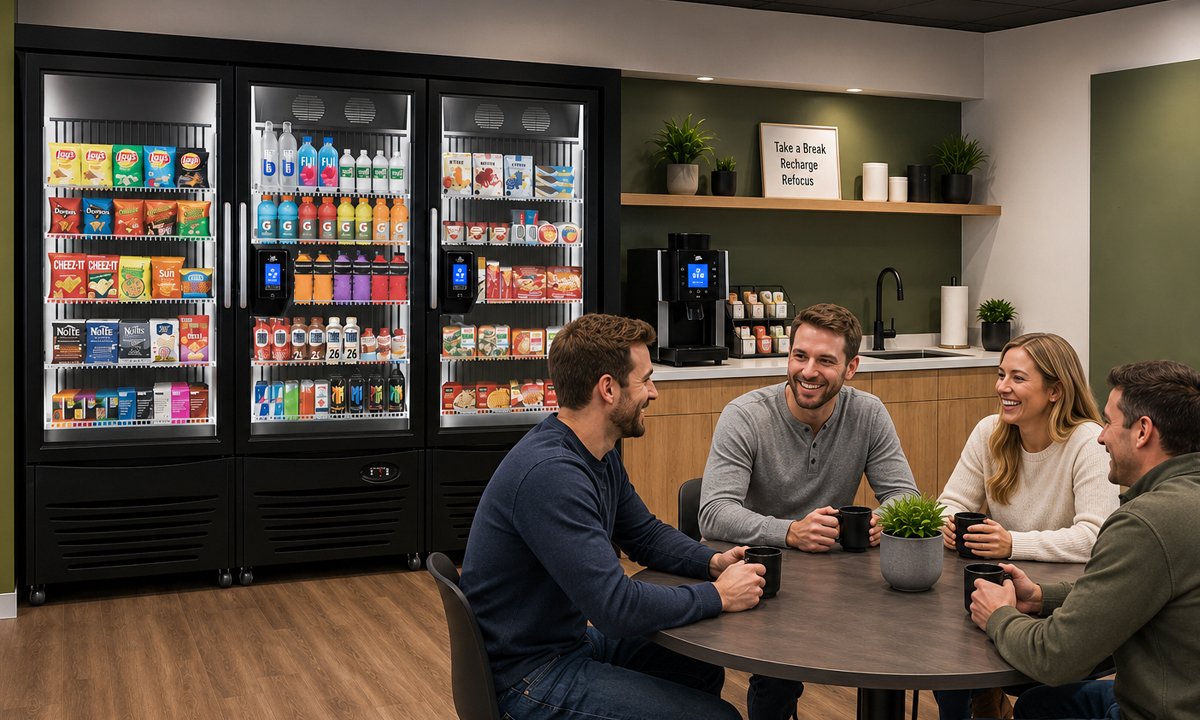 How to Build a Complete Breakroom Using Integrated Vending Solutions